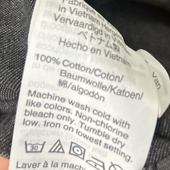 Madewell Gray Denim Shirt Dress size small - Picture 6 of 7